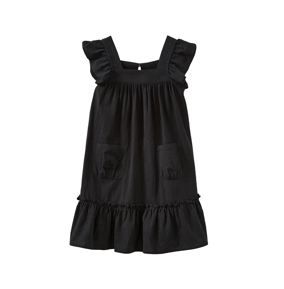 Cotton On Girls Little/Big Luna Flutter Sleeve Dress