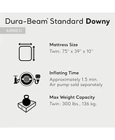 Intex Twin Size Downy Air Mattress Bed with Dura