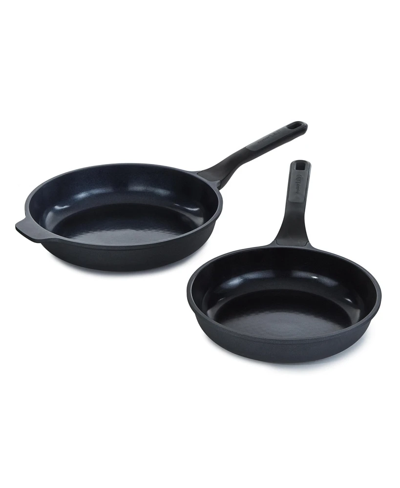 BergHOFF Leo Stone+ 2pc Nonstick Ceramic Fry Pan Set, Recycled