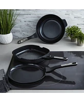 BergHOFF Leo Phantom 3pc Nonstick Ceramic Specialty Cookware Set, Recycled