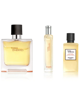 HERMES Men's 3-Pc. Terre d'Hermes Pure Perfume Gift Set