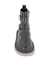 Dkny Little and Big Girls Crissa Buckles Lug Boot