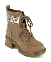 Dkny Little and Big Girls Hayley Hira Combat Boot