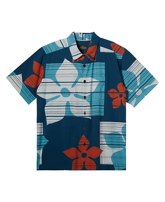 Quiksilver Waterman Men's Block Head Short Sleeve Shirt