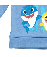 Pinkfong Toddler Boys Baby Shark Fleece Pullover Hoodie and Pants Outfit Set to