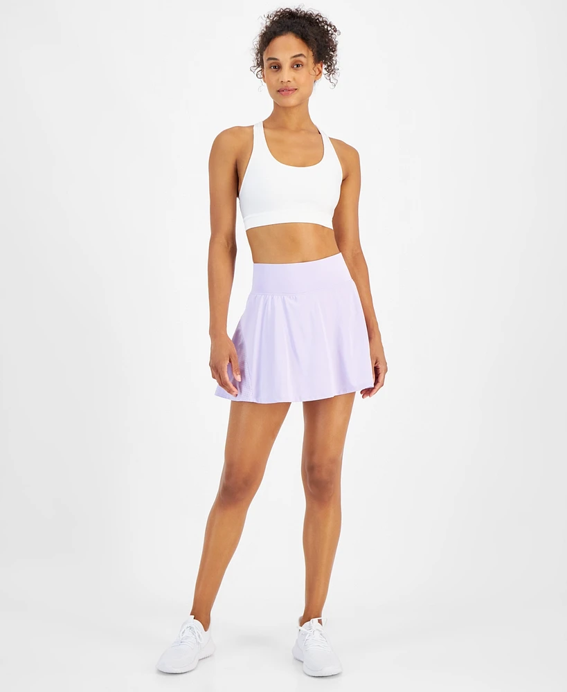 Id Ideology Women's Perforated-Panel Skort, Created for Macy's