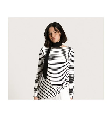 Nom Maternity Nicolette Boatneck Tee
