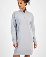 Id Ideology Women's Fleece 1/4-Zip Dress, Created for Macy's