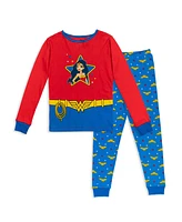 Dc Comics Toddler Girls Justice League Batgirl Pajama Shirt and Pants Sleep Set Toddler to Big Kid