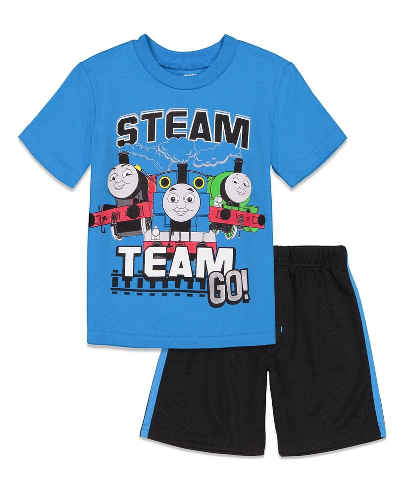 Thomas & Friends Baby Boys Tank Engine Graphic T-Shirt and Shorts Outfit Set to