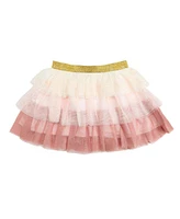 Sweet Wink Little and Big Girls Boho Blush Petal Tutu Skirt