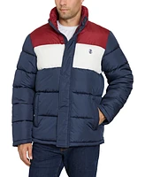 Izod Men's Colorblock Puffer Jacket