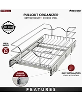 Rev-a-Shelf Kitchen Cabinet Pullout Shelf Organizer, x 22 In