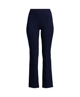 Lands' End Women's Petite Starfish High Rise Kick Flare Crop Pants