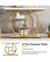 Tribesigns 41.3" Console Table, Industrial 4