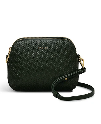 Radley London Dukes Place Weave Emboss Medium Zip Top Crossbody