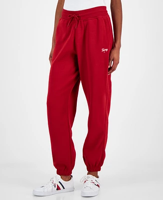 Tommy Jeans Women's Relaxed Script Logo Sweatpants