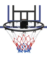 Slickblue Wall-Mounted Basketball Hoop for Space-Saving Play