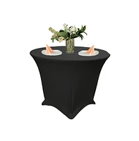 Slickblue 36-Inch Round Spandex Tablecloth for 30-Inch High Tables