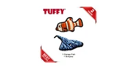 Tuffy Ocean Creature Fish Orange & Stingray -Combo Pack, Durable Dog Toys