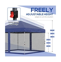 Slickblue 10' x 10' Pop-Up Canopy Tent for Quick Outdoor Shelter