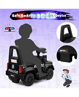 Costway 2-in-1 6V Kids Ride On Car Toddler Push w/ Megaphone & Siren
