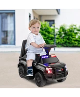 Costway 2-in-1 6V Kids Ride On Car Toddler Push w/ Megaphone & Siren