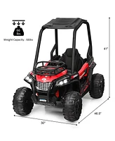 Costway 12V Kids Ride On Utv Truck Rc Electric Car w/MP3 & Light