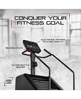 Signature Fitness Continuous Climber for Cardio and Lower Body Workouts, Black