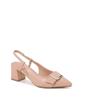 Berness Catherine Buckle Slingback Pump