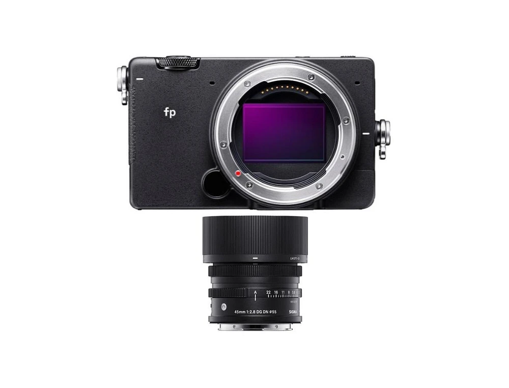 Sigma fp Mirrorless Full-Frame Digital Camera with 45mm f/2.8 Dg Dn Lens