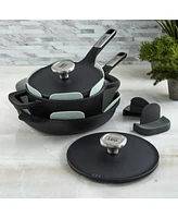 BergHOFF Leo Phantom 5pc Nonstick Ceramic Cookware Set, Recycled