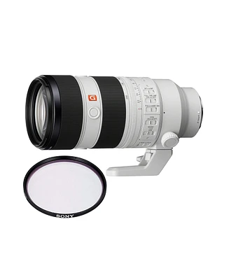 Sony Fe 70-200mm F2.8 Gm Oss Ii Full-Frame Constant-Aperture Lens (SEL70200GM2) with 77mm Multi-Coated Protective Filter bundle