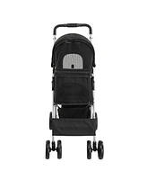 Slickblue 4-Wheel Pet Stroller – Comfortable and Convenient for Pets on the Go