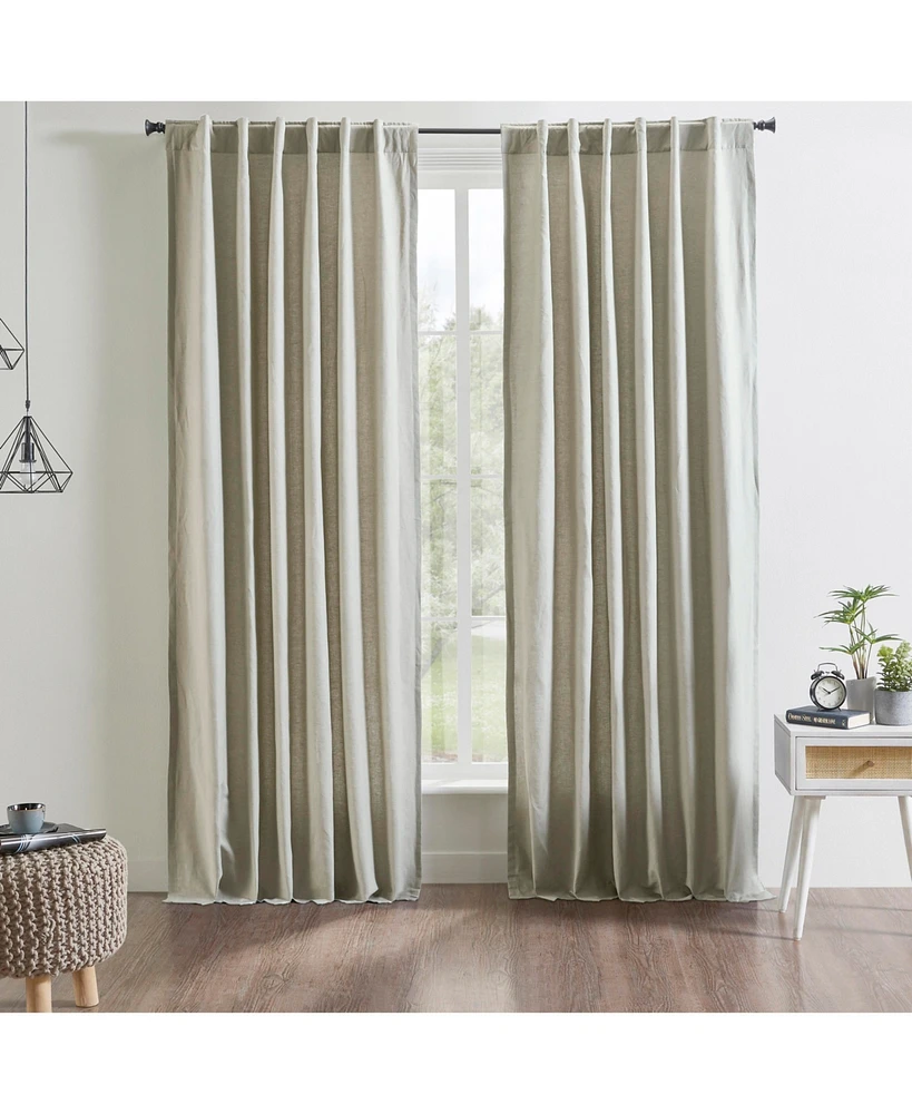 Ihi Home Kendall Linen Cotton Curtain Panel