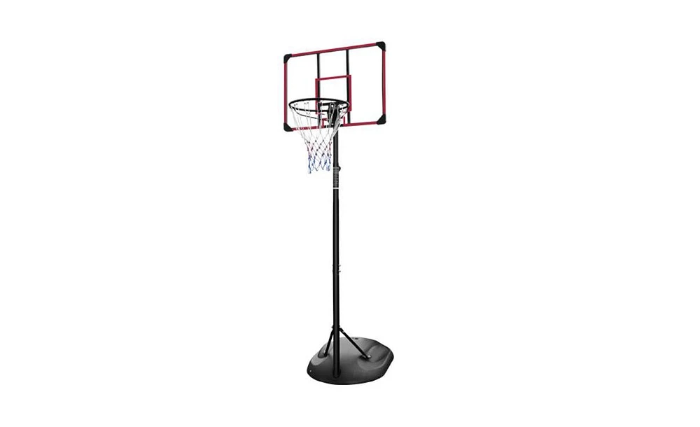 Slickblue Portable Basketball Hoop with Adjustable Height and Backboard