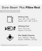 Intex Dura Beam Plus Pillow Raised Airbed Mattress w/Built in Pump, Twin(2 Pack)