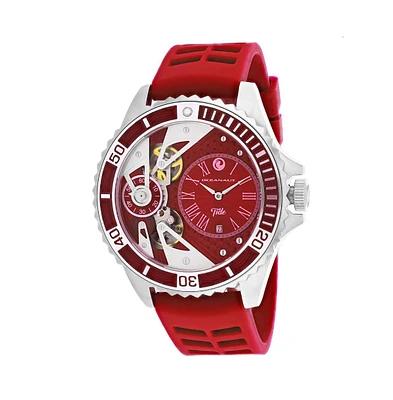 Oceanaut Men's Tide Red Dial Watch - OC0993