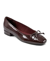 Rockport Women's Sadie Square Toe Slip-On Ballet Dress Flats