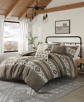 Madison Park Mariposa Stripe Herringbone 5-Pc. Comforter Set