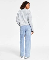 Hooked Up By Iot Juniors New York Mock Neck Sweater Madden Girl Wide Leg Jeans