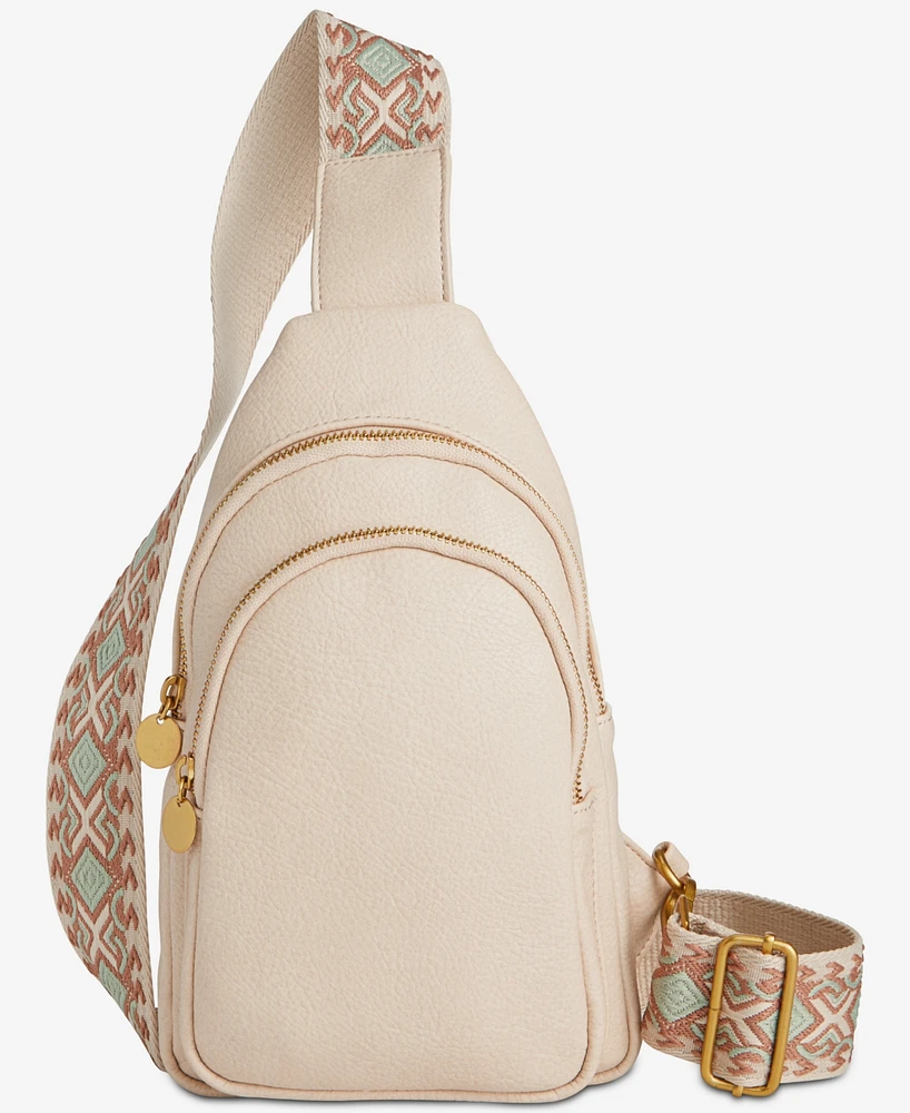 Style & Co Webbing Strap Small Sling Bag, Exclusively at Macy's