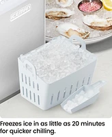 Chefman Iceman The Pebble Countertop Ice Machine