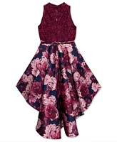 Speechless Big Girls High Low Floral Dress