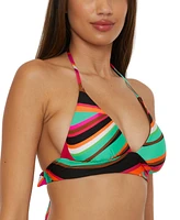 Trina Turk Women's Swoop Print Reversible Bikini Top, Created for Macy's