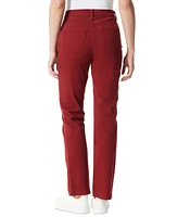 Gloria Vanderbilt Women's Amanda High-Rise Straight-Leg Corduroy Pants