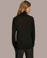 Donna Karan New York Women's High-Low-Hem Wool Sweater