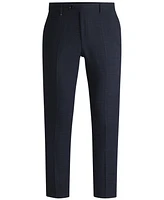 Boss by Hugo Men's Micro-Patterned Slim-Fit Trousers