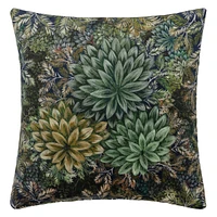 Designers Guild Madhya Moss Velvet Decorative Pillow