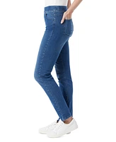 Gloria Vanderbilt Women's Amanda High-Rise Straight Pull-On Jeans